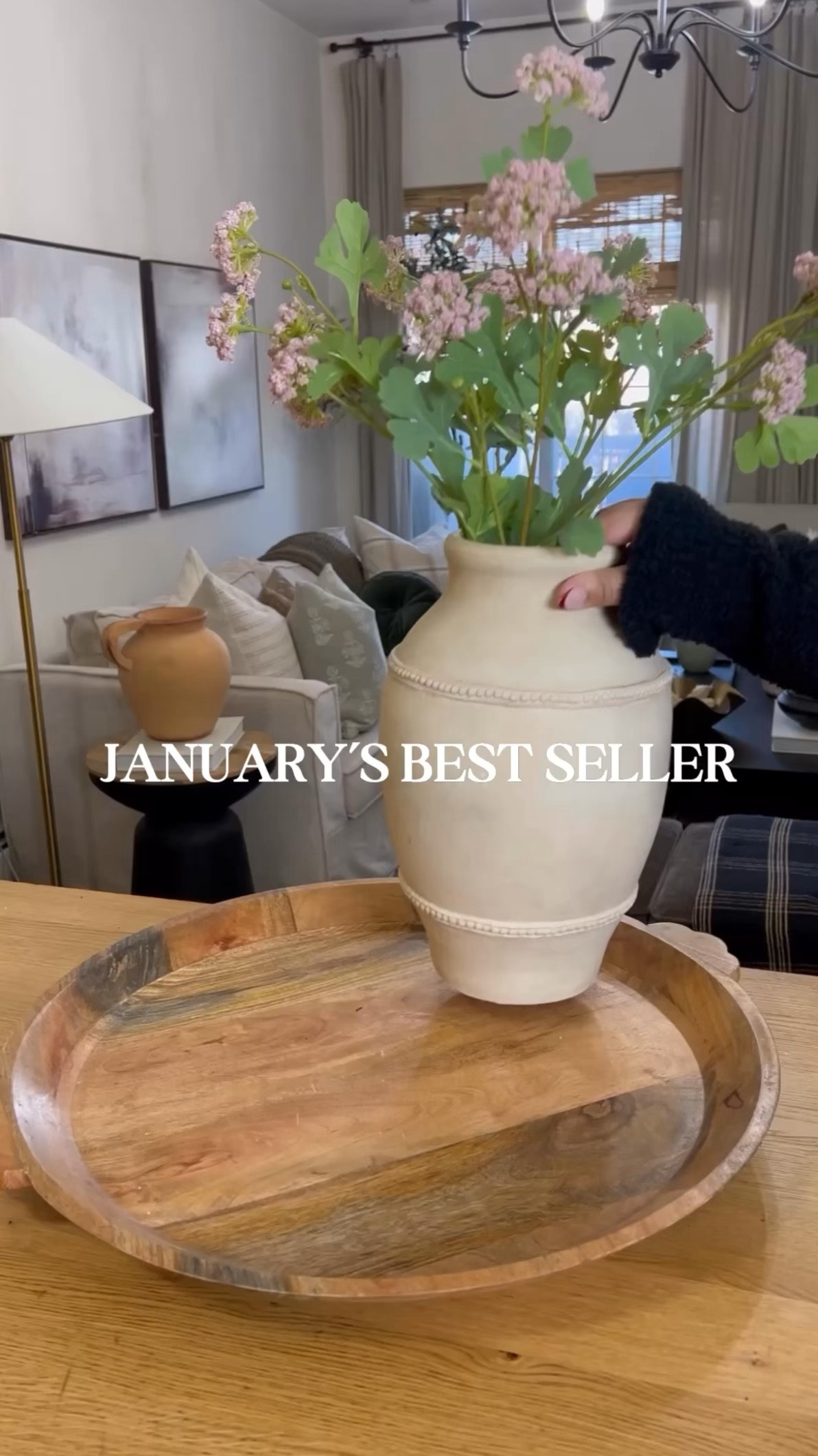 January best sellers! Vase, wall art, ottomans, dresser, olive tree 

#LTKhome #LTKsalealert #LTKVideo