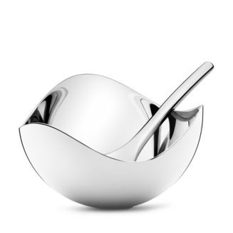 Georg Jensen Bloom Salt Cellar & Spoon  | Bloomingdale's | Bloomingdale's (US)