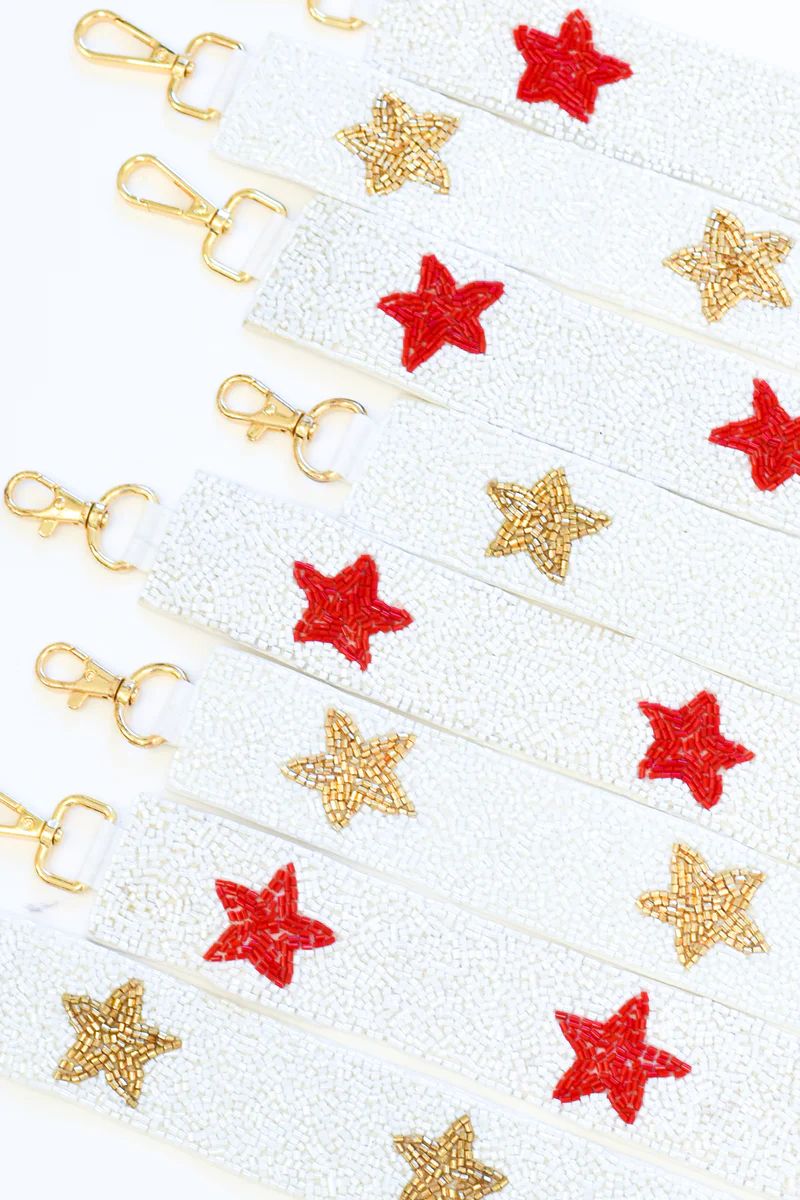 That's The Spirit Bag Strap - Red Star | The Impeccable Pig