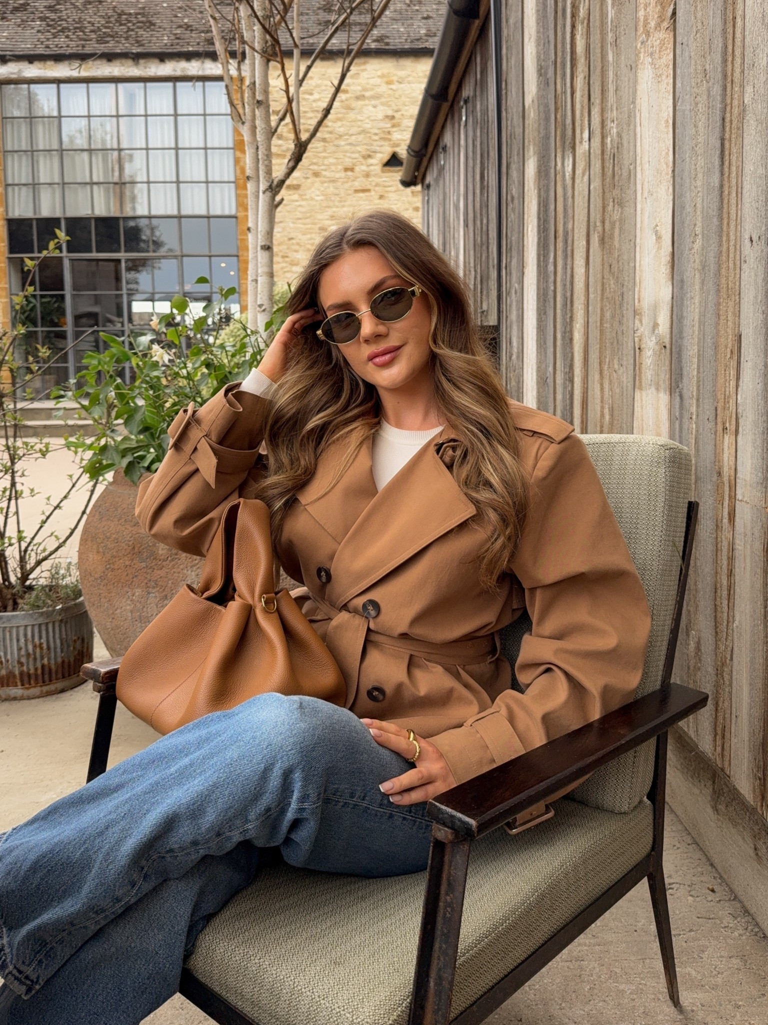 The perfect cropped trench coat for spring 🤎🌷

#LTKuk #LTKspring