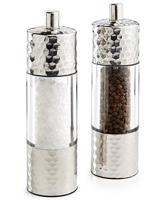 Martha Stewart Collection Salt and Pepper Mill Set, Created for Macy's & Reviews - Kitchen Gadget... | Macys (US)