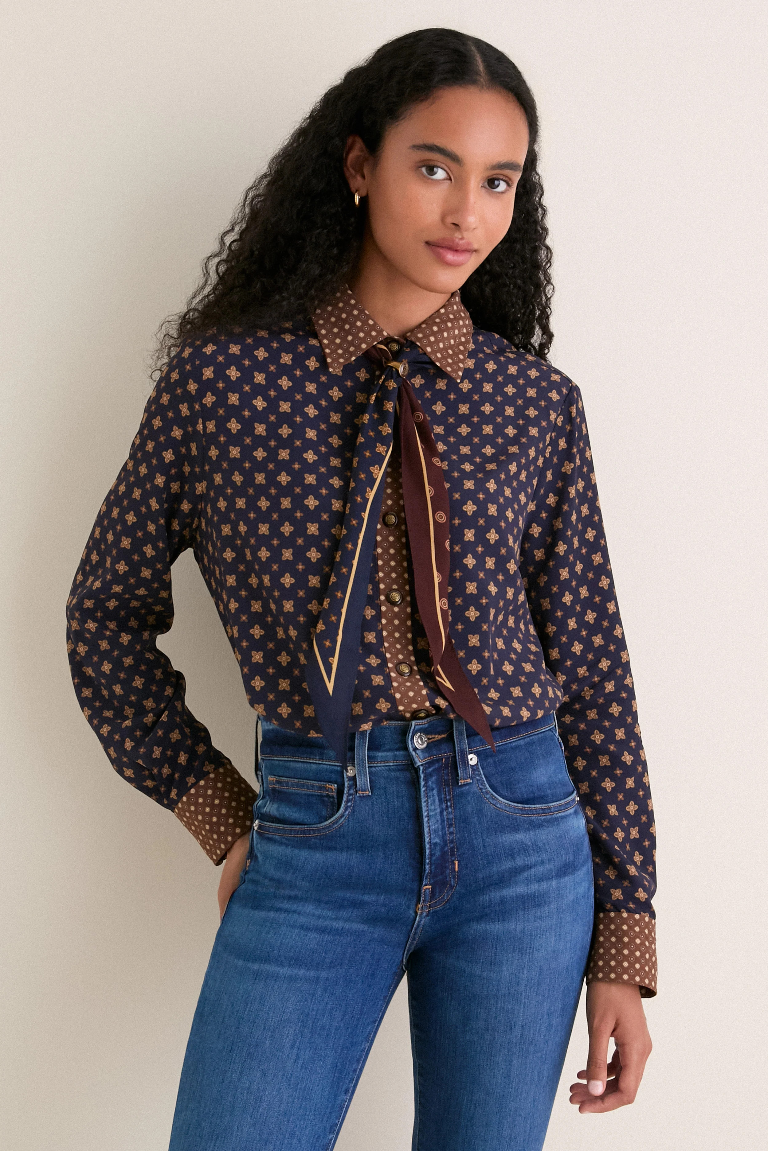 Multi Geo Print Relaxed Shirt | Tuckernuck (US)