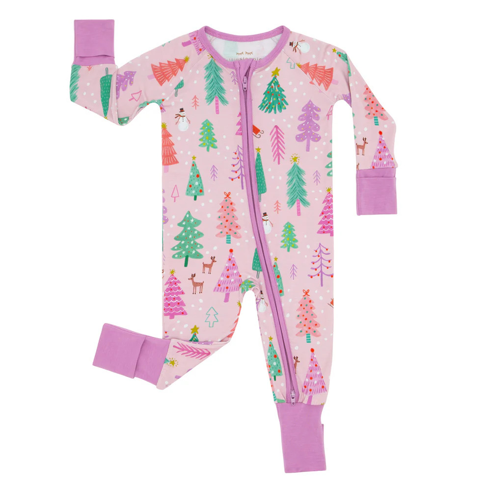 Pink Merry & Bright Zippy | Little Sleepies