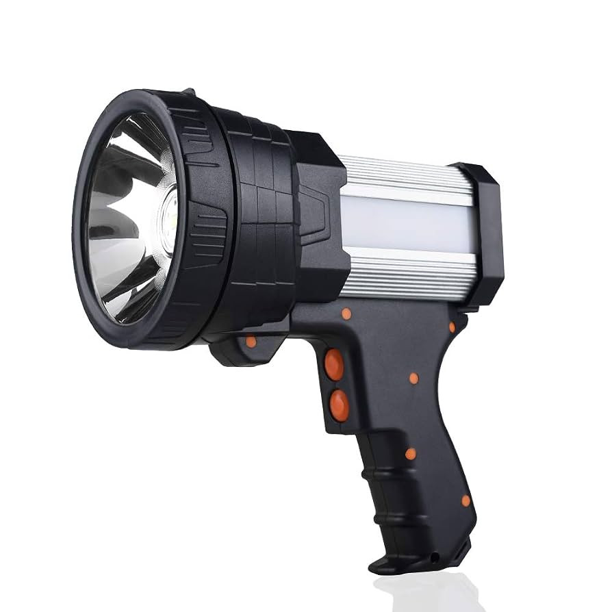 YIERBLUE Rechargeable Spotlight, Super Bright High Lumen LED Handheld Spotlight Long Lasting Larg... | Amazon (US)