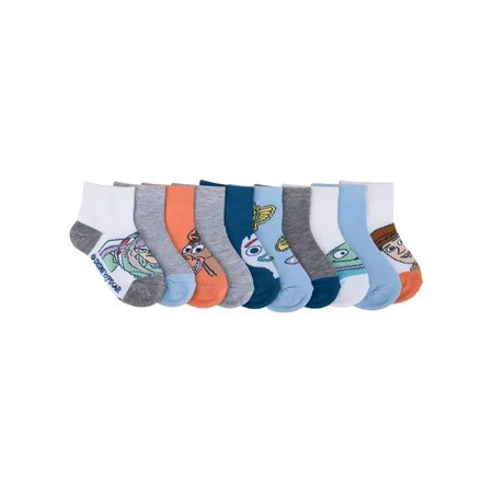 Toy Story Infant Toddler 10-Pack Ankle Socks, Sizes 12M-5T | Walmart (US)