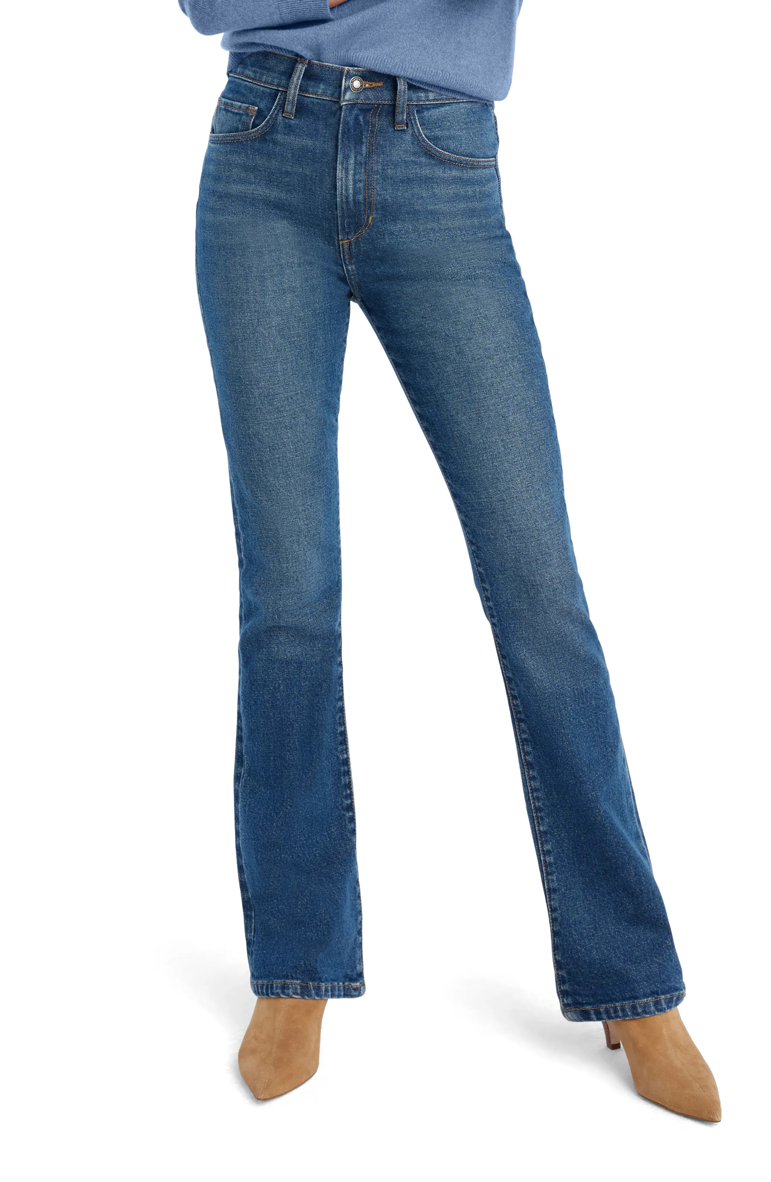 Favorite Daughter The Valentina Super High Waist Bootcut Jeans (Women) | Nordstrom | Nordstrom