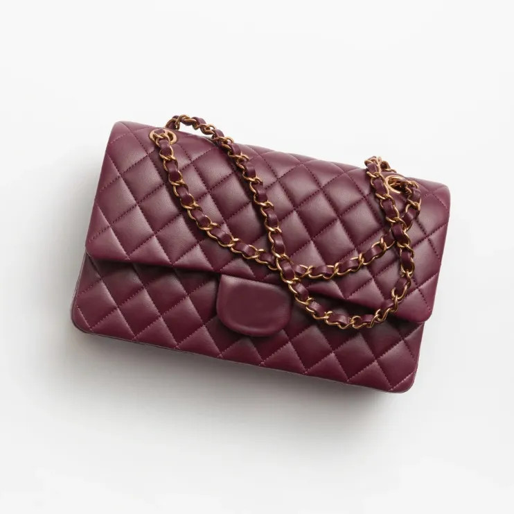Designer bag Jumbo Double Flap Bag Luxury 25CM Real Leather Caviar Lambskin Classic Purse Quilted... | DHGate