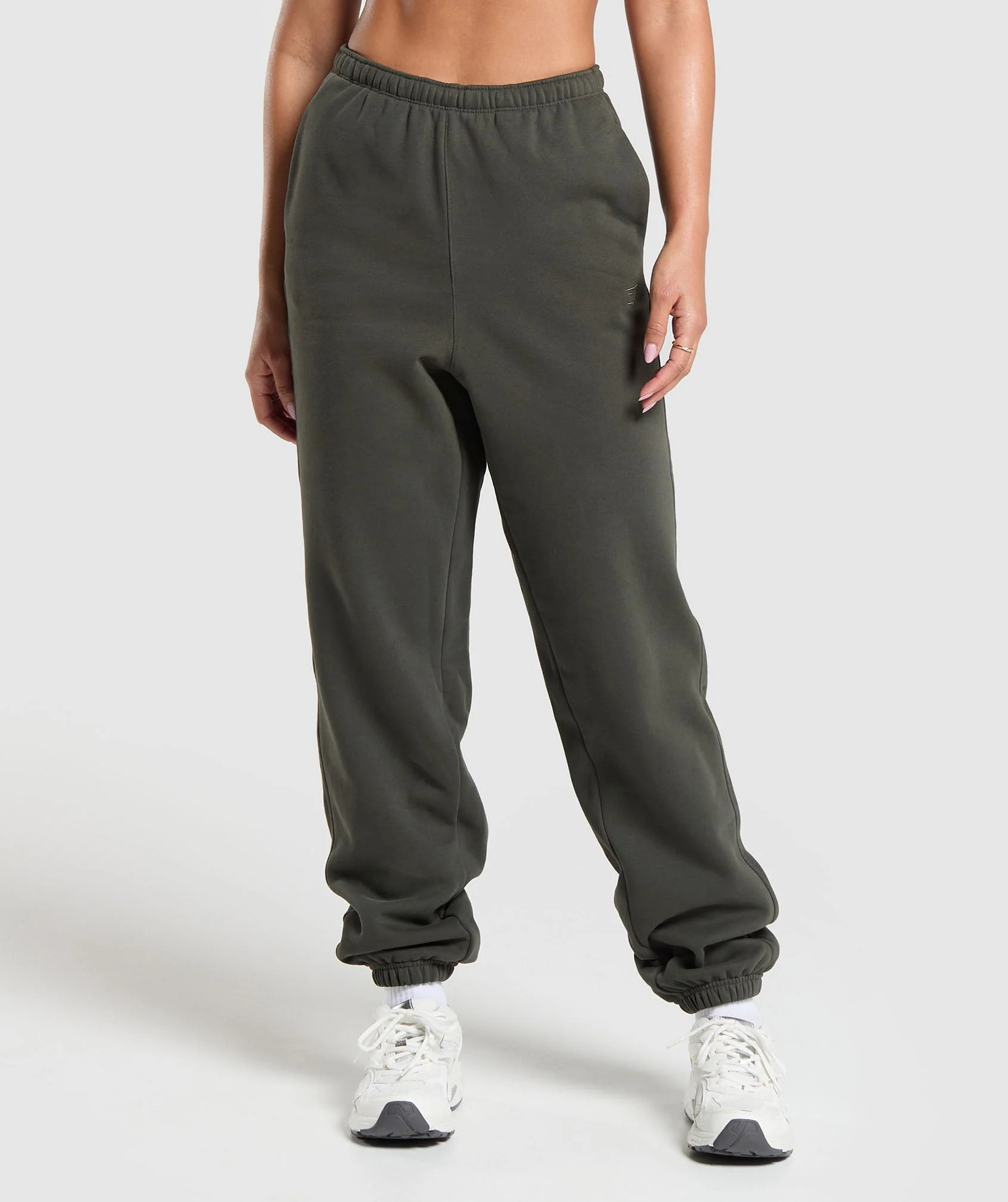 Gymshark Fleece Joggers - Strength Green | Gymshark US