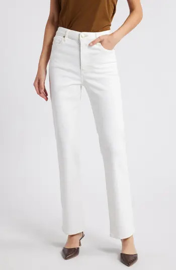 FRAME The Ruler Straight Leg Jeans in Au Natural Clean at Nordstrom Rack, Size 27 | Nordstrom Rack