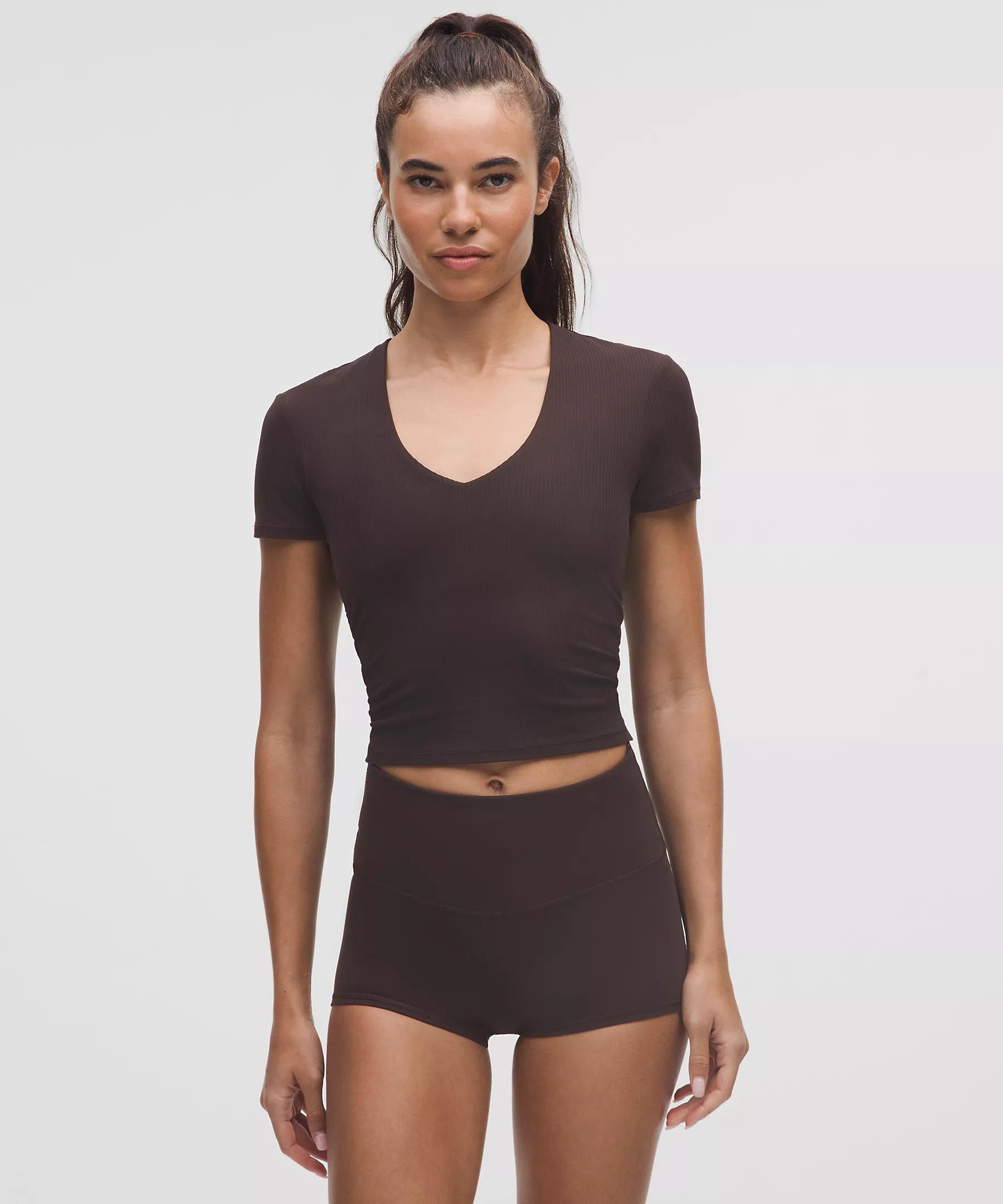 All It Takes Ribbed Nulu V-Neck T-Shirt | Lululemon (US)