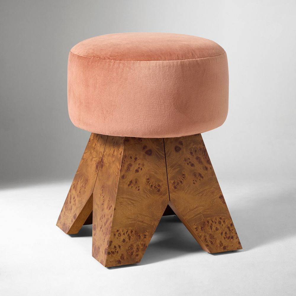 Pierce & Ward Swivel Vanity Stool | West Elm (US)