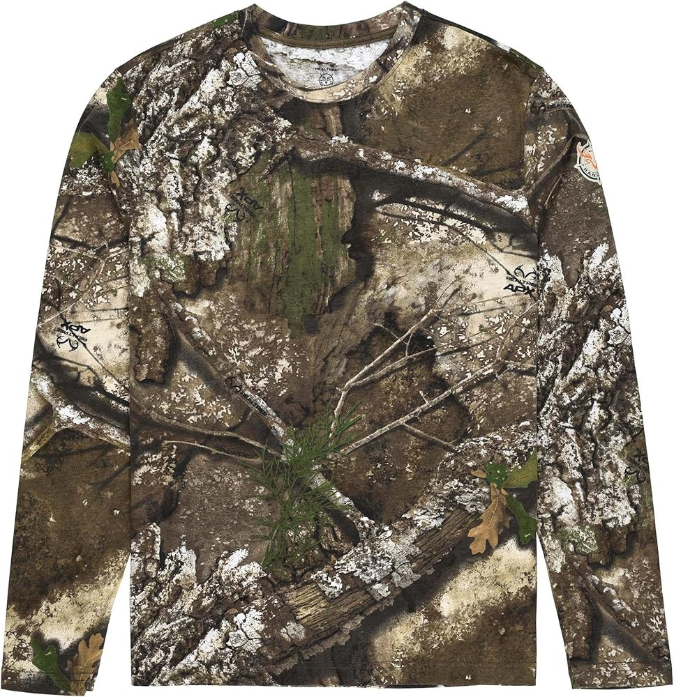 Long Sleeve Camo Crewneck Tee Shirt for Men and Women | Amazon (US)