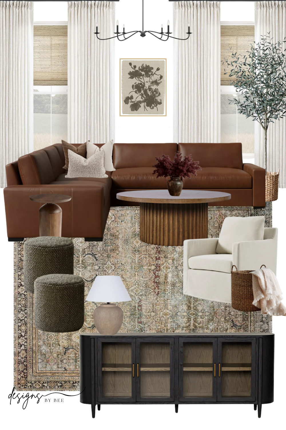 #LTKhome #LTKinteriors #moodyinteriors #leathersofa #organicmodern #earthytonehome #livingroomdecor #transitionalstyle #homerefresh #studiomcgeestyle #modernorganic #cozyhome 

 #LTKHome