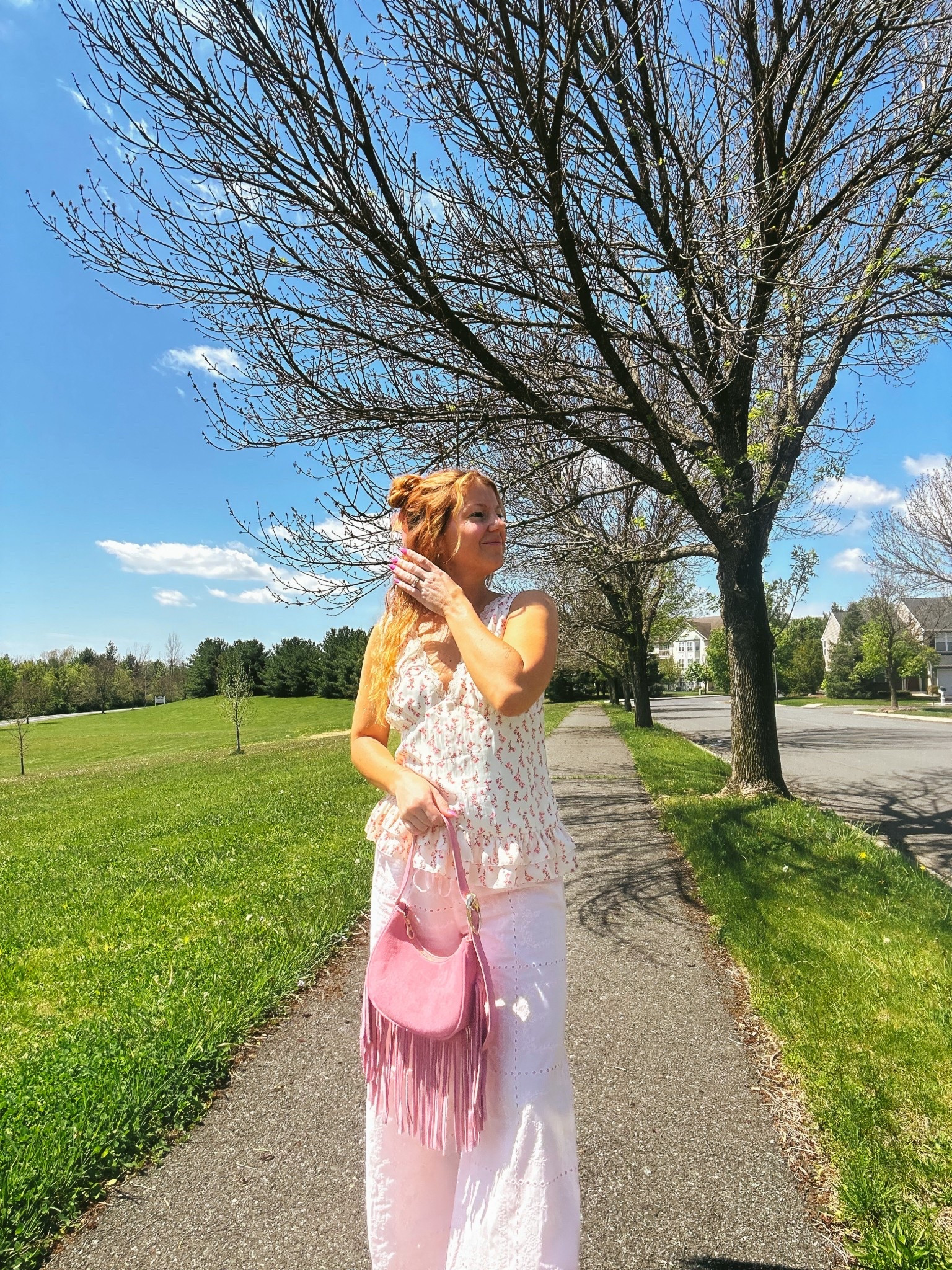 My spring weaknesses: embroidered anything, baggy pants, babydoll tanks, crochet, fringe, and lace. I guess these are my all the time weaknesses.. 🌸🌸🌸

#LTKootd #LTKMothersDay #LTKgrwm