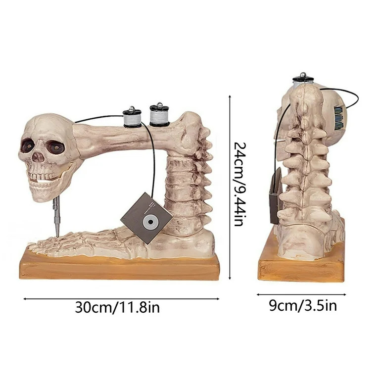 Skeleton Sewing Machine With LED Red Eyes And Decoration | Walmart (US)