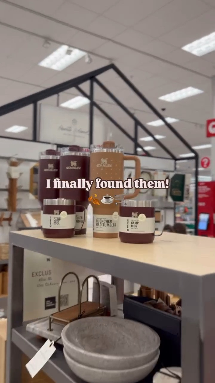 I finally found some of the Stanley x Hearth & Hand cups! 🍂☕️🛒 Have you spotted them in your stores yet?! #joannagaines #magnoliahome #targetfind #stanleyxhearthandhand

#LTKSeasonal #LTKHome