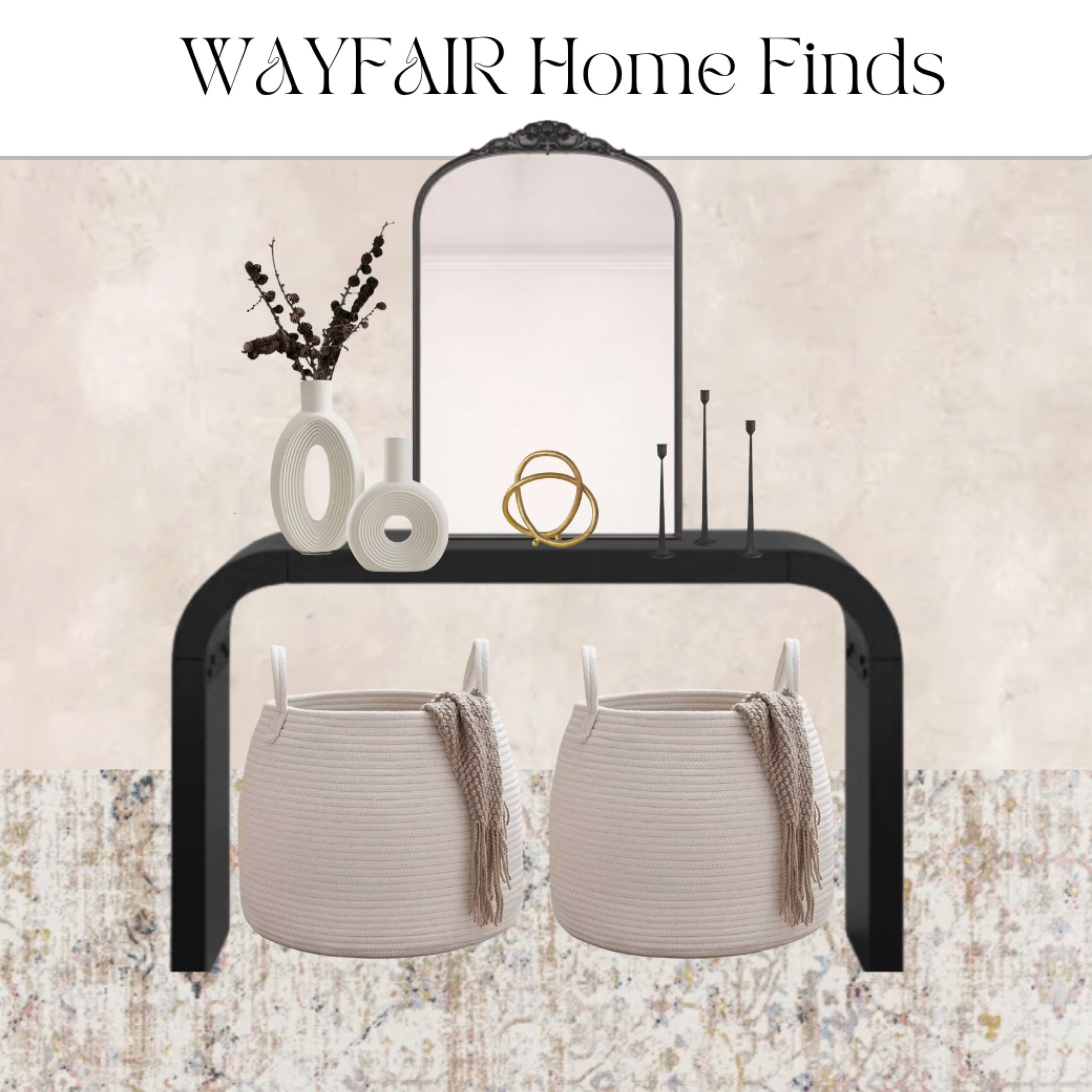 Wayfair Entrance Inspo🖤