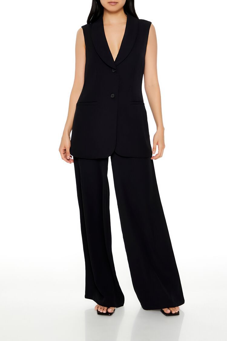 Longline Vest & Trouser Pants Set | Forever 21