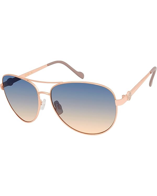 Jessica Simpson Women's J5596 Stylish Metal Aviator Pilot Sunglasses with Uv400 Protection. Glam ... | Amazon (US)