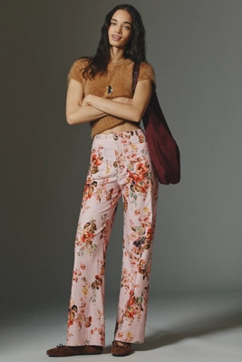 The Colette Beachy Linen Full-Length Wide-Leg Pants by Maeve | Anthropologie (US)