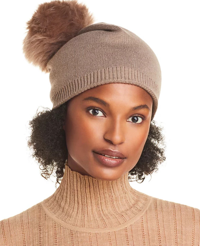 Soft, elegant, and warm — this Kyi Kyi cashmere hat adds a refined touch to any winter outfit. Crafted in Canada from a luxurious blend of cashmere, wool, and acrylic, it features a plush faux fur pom pom that elevates your cold-weather style with effortless charm. Perfect for cozy days in the city or mountain getaways, it’s a timeless piece that pairs beautifully with neutral coats and chunky sweaters. Click to explore and add a chic winter essential to your wardrobe.

#WinterStyle #CozyAccessories #CashmereHat #ColdWeatherOutfit 

 #LTKHoliday #LTKSeasonal #LTKPetite