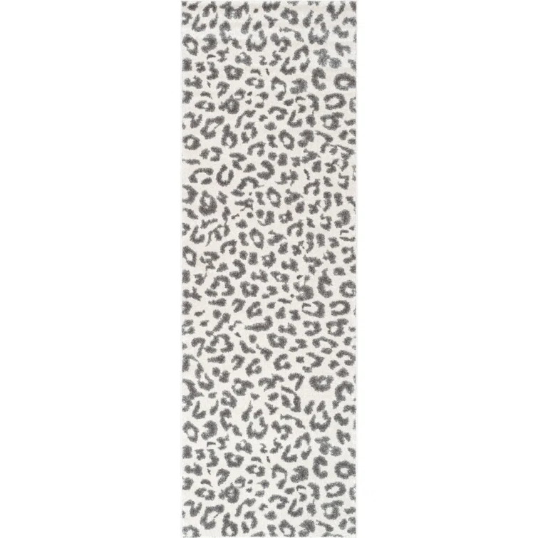 Ruiz Animal Print Area Rug in Gray | Wayfair North America