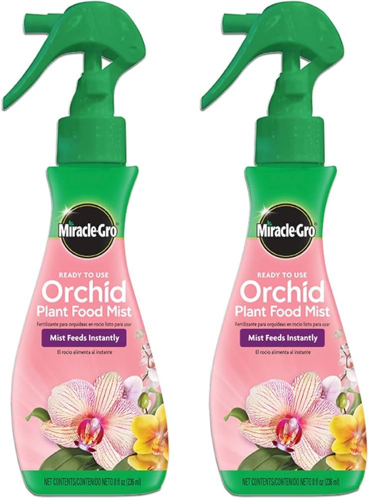 Miracle-Gro Ready-To-Use Orchid Plant Food Mist, 8 oz., Orchid Food Feeds Plants Instantly, 2 Pac... | Amazon (US)