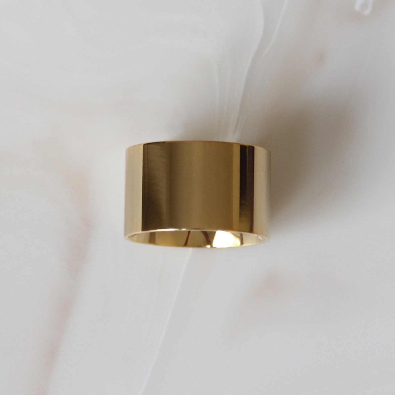 Read the full title
    Cigar Band - Minimalist Ring - Thick Band Ring - Statement Ring - Thick R... | Etsy (US)