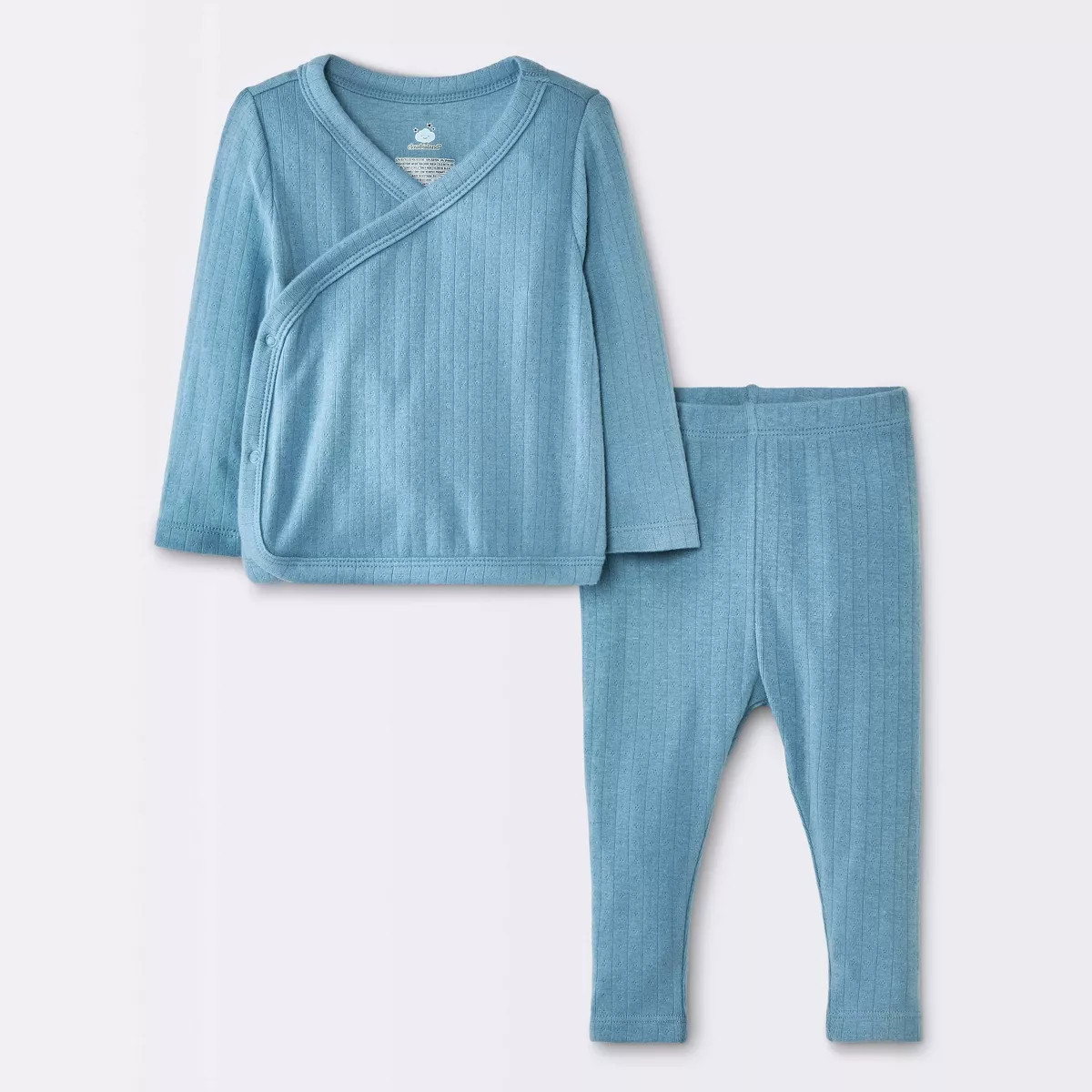 Baby Boys' 2pc Pointelle Set - Cloud Island™ Light Blue 18M | Target