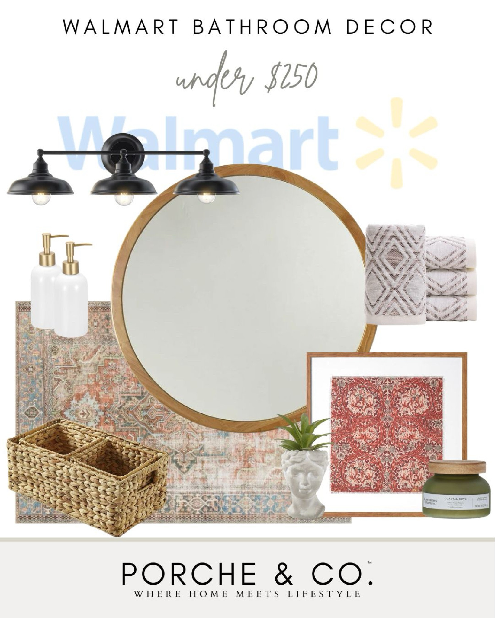 Walmart bathroom finds, Walmart styling, bathroom decor, bathroom styling, bathroom
#moodboard #visionboard #porcheandco

#LTKhome #LTKstyletip