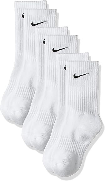 Nike Everyday Cushion Crew Training Socks, Unisex Nike Socks with Sweat-Wicking Technology and Im... | Amazon (US)