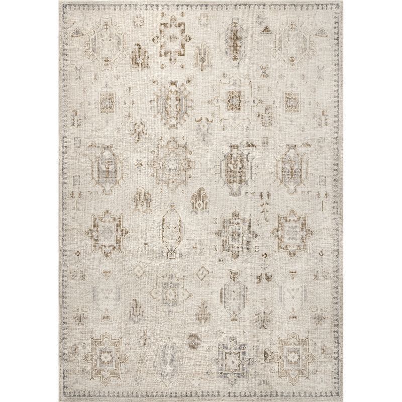 nuLOOM Krystin Distressed Machine Washable Area Rug | Target