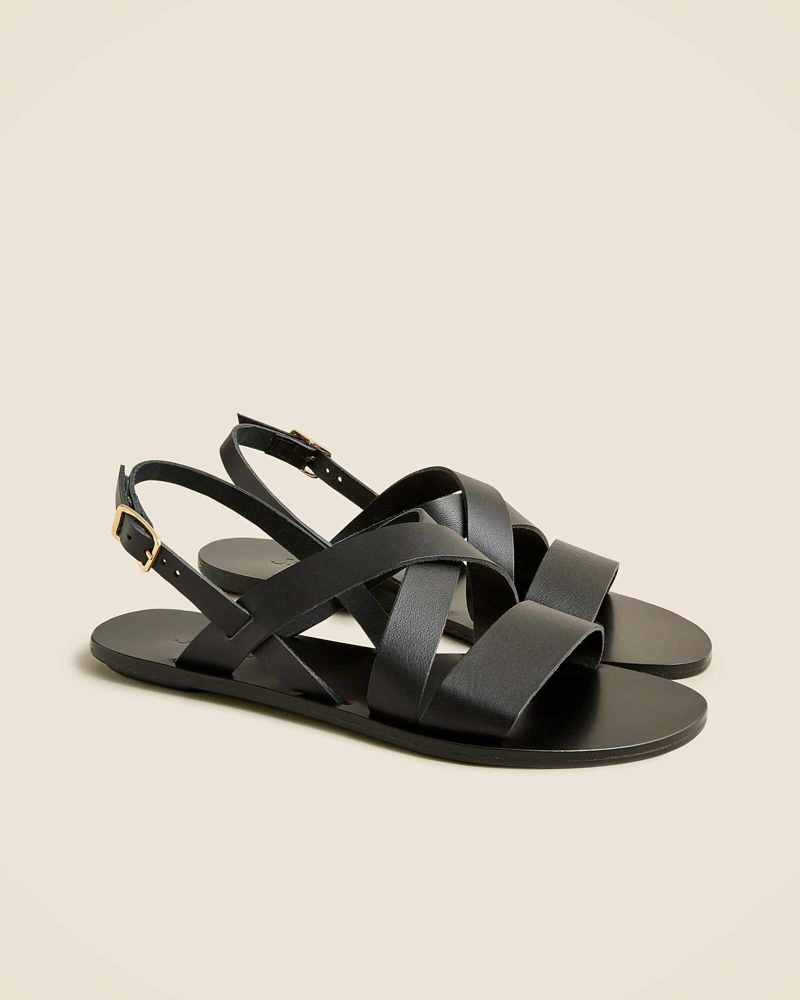 Carsen made-in-Italy slingback sandals in leather | J. Crew US