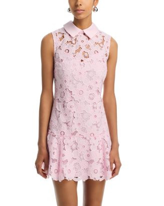 Lace Collared Mini Dress | Bloomingdale's (AU)