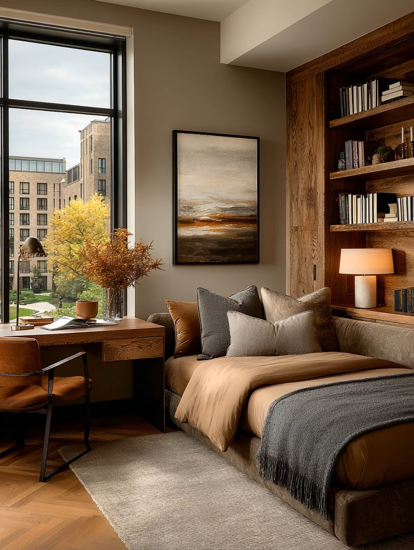 A teen’s room isn’t just for sleeping—it’s where ideas are built.

From studying to creating to planning their future, the desk becomes the most important part of the room.

Instead of a basic setup, choose a beautiful wooden desk that grounds the space and creates focus.

Pair it with simple wooden shelving for books, projects, and personal touches.

Clean. Calm. Intentional.

A space designed like this doesn’t just look good—it supports how they think, work, and grow.

#teenroom #studyspace #homedecor #interiordesign 

 #LTKmomlife #LTKHome #LTKKids