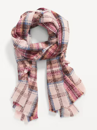 Plaid Flannel Scarf for Women | Old Navy (US)