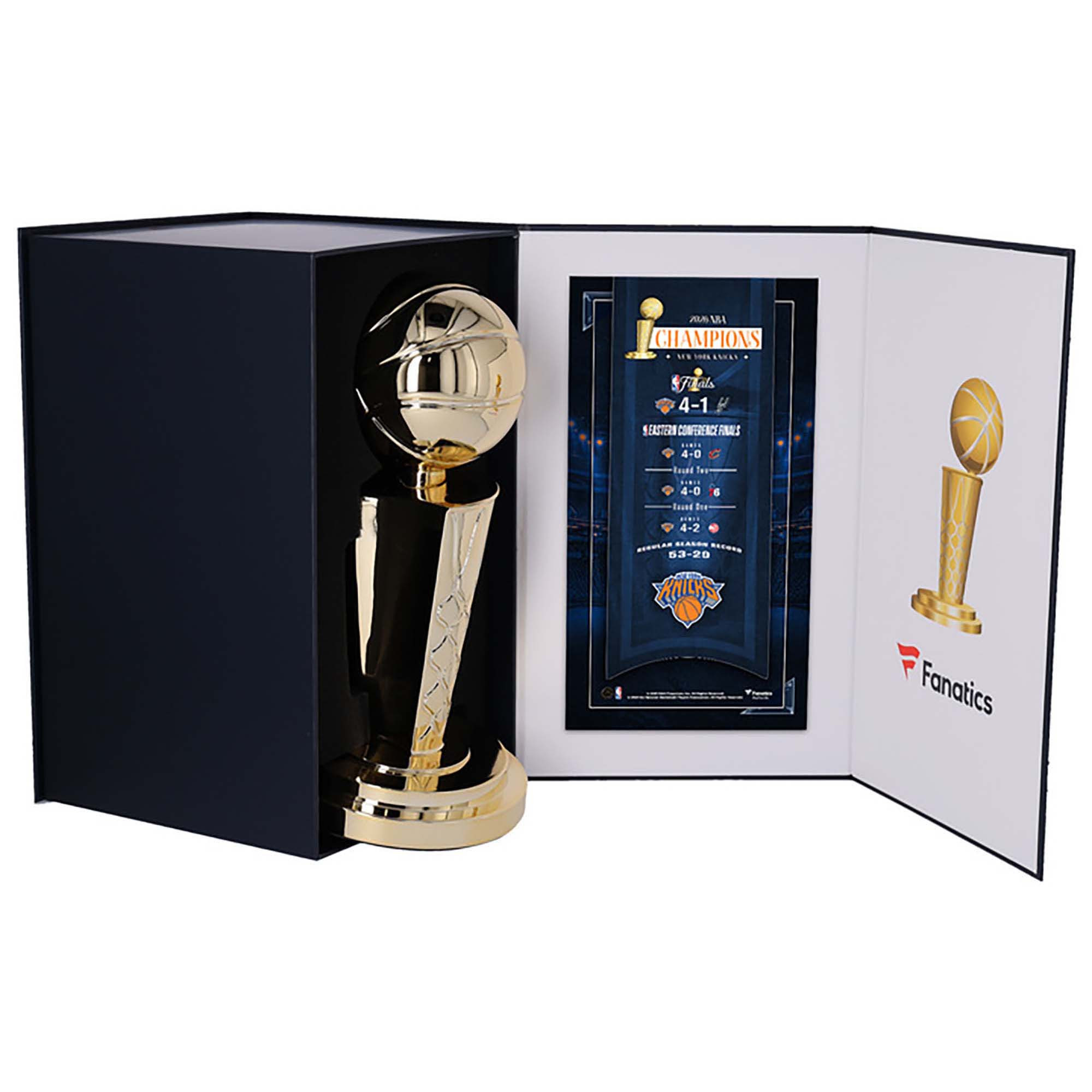 New York Knicks 2026 NBA Finals Champions 12" Larry O'Brien Replica Trophy | NBA Shop