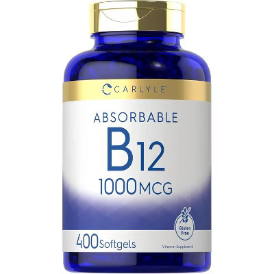 Carlyle Vitamin B12 1000mcg | 400 Softgels | Target