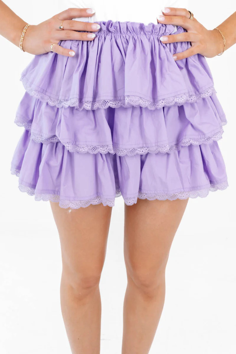 Such A Delight Skirt - Purple | The Impeccable Pig