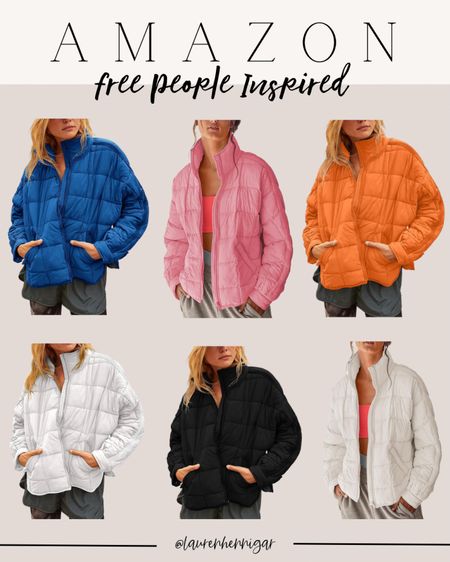 AMAZON FIND! free people inspired packable puffer look alike for LESS!
$45 vs $200 

I just bought the pink one in a size M for an oversized look 
#amazonfinds #winterfashion #fallfashion #amazonfashion #freepeople #dupe #fpdupe

#LTKfindsunder50 #LTKSeasonal #LTKstyletip