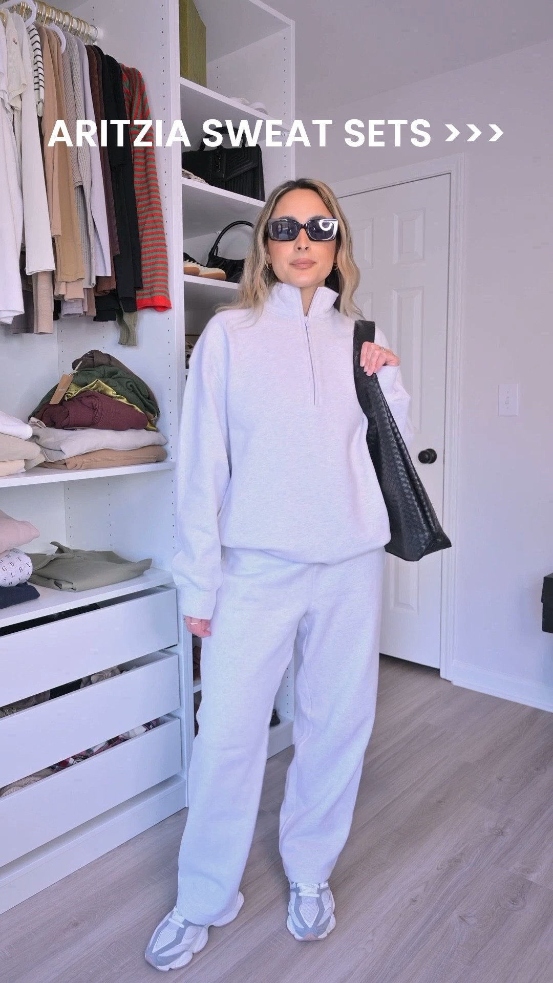 Aritzia sweat sets are perfect for going from at home to out running errands! I love to elevate them with sunglasses, cute sneakers, and a good bag! 

#LTKSeasonal #LTKgrwm #LTKootd