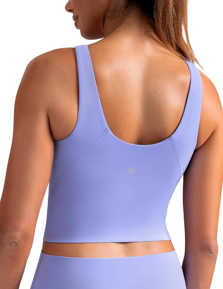 Colorfulkoala Dreamlux Womens Padded Sports Bra High Neck U-Back Yoga Running Workout Athletic Ta... | Amazon (US)