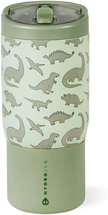 HydroJug Kids 14 oz Sport Water Bottle – Stainless Steel, Insulated, 100% Leakproof, With Carry... | Amazon (US)