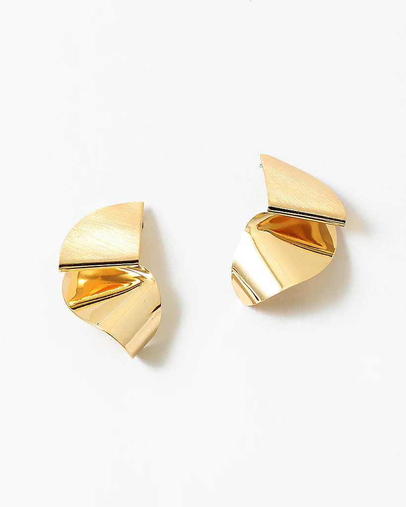 Folded Love Note Studs | Erin McDermott Jewelry