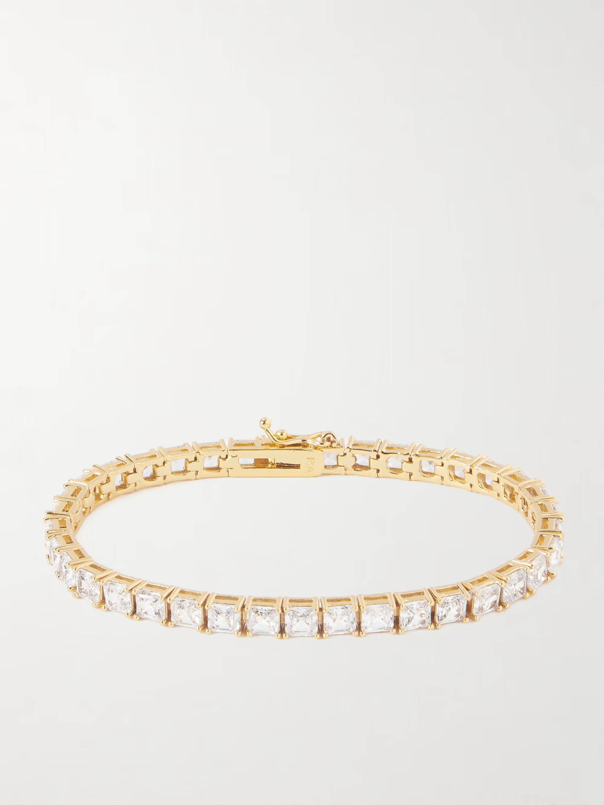 Gia gold-tone cubic zirconia tennis bracelet | NET-A-PORTER APAC