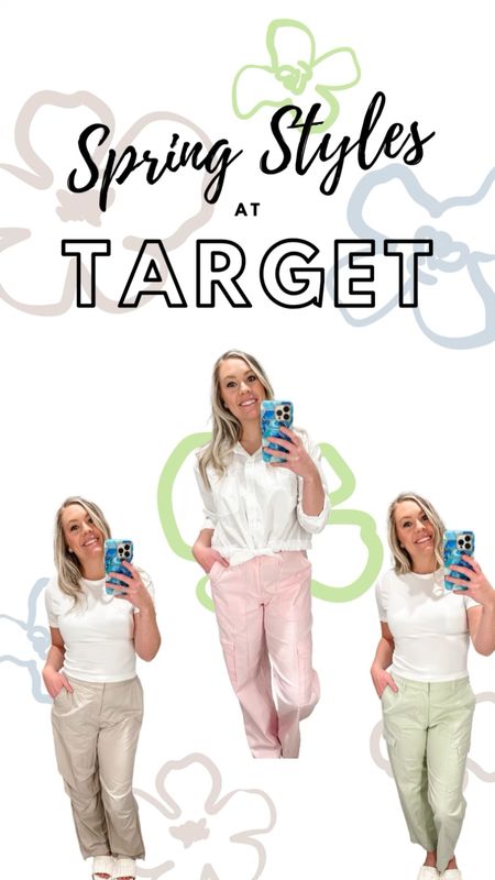 Target style- cargo pants perfect for spring 🌸 

#LTKfindsunder50 #LTKstyletip #LTKSeasonal