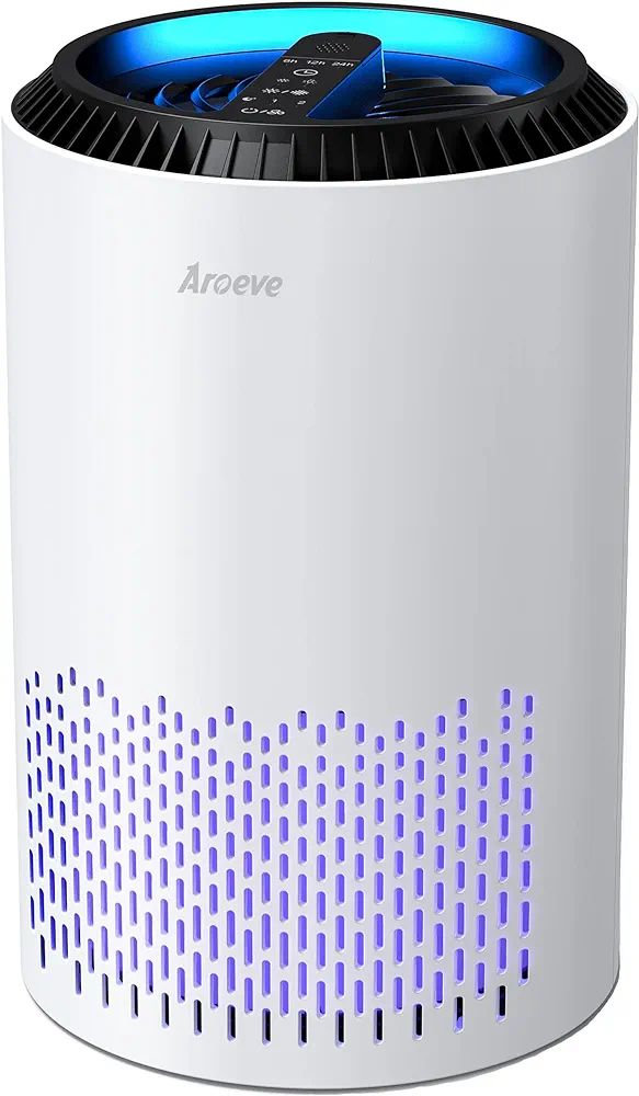 AROEVE Air Purifiers for Home, HEPA Air Purifiers Air Cleaner For Smoke Pollen Dander Hair Smell ... | Amazon (US)
