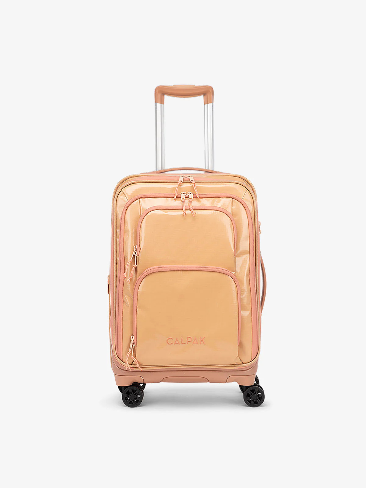 CALPAK Terra 45L Carry-On Luggage in Peach | 20 inch | Travel Suitcase | CALPAK