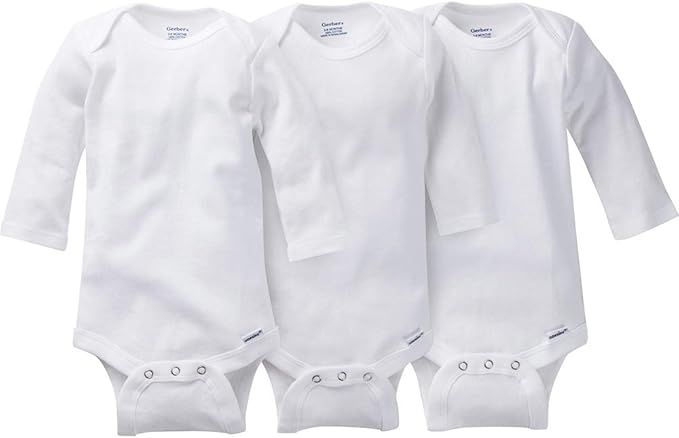 Gerber baby-boys Multi-pack Long-sleeve Onesies Bodysuit | Amazon (US)