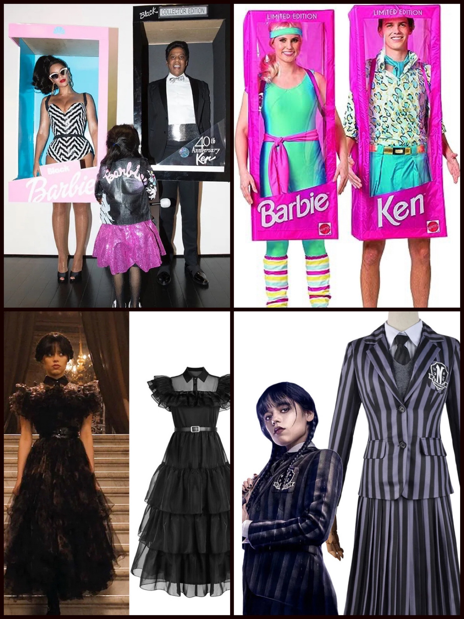 When you were hoping your daughter would go with Wednesday Addams 🖤for Halloween and she wants Barbie 💖 I love both but still 😂 Let's the festivities begin!! #barbie wednesdayaddams 

#LTKSeasonal #LTKHalloween #LTKkids